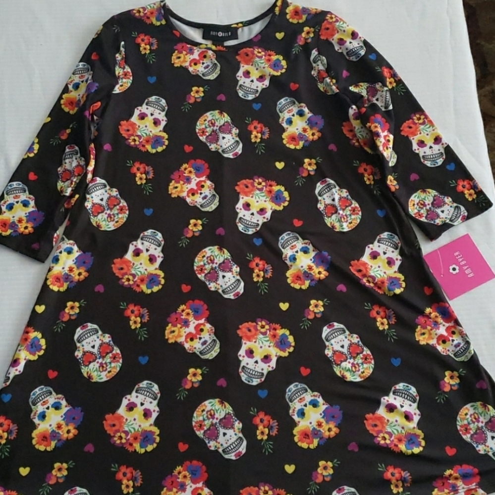 Awesome Girl's Sugar Skull Dress